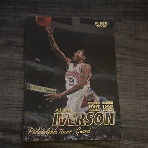 Allen Iverson Fleer 1997-98 Basketball Card